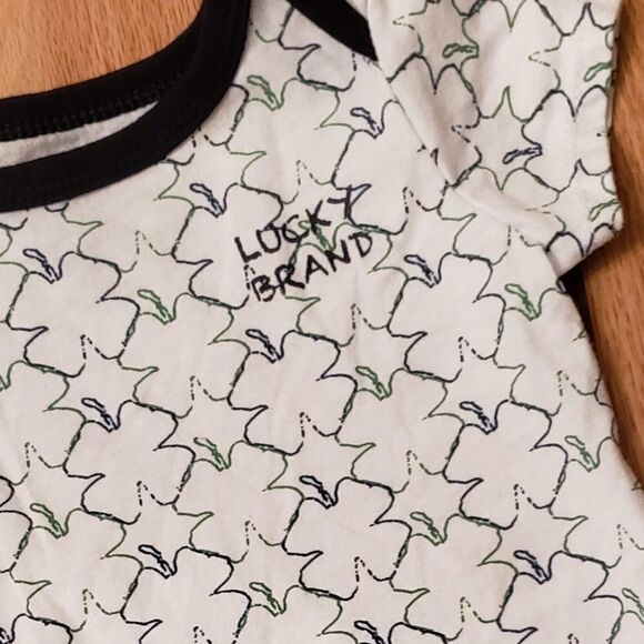 NWOT Lucky Brand Signature Shamrock Onesie - Picture 3 of 7